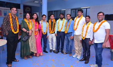 ट्रिपल आईटी में नई कार्यकारिणी सदस्यों का हुआ शपथ ग्रहण