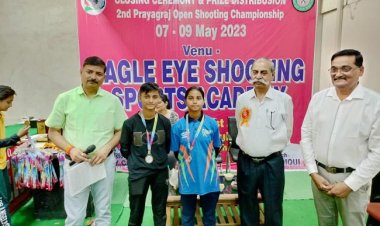 ईगल आई शूटिंग अकादमी प्रयागराज को ओवरऑल चैम्पियनशिप