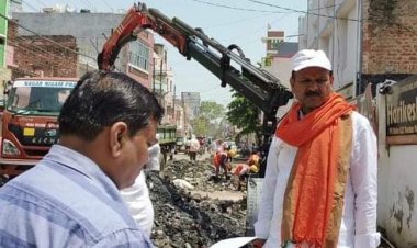 महापौर ने पम्पिंग स्टेशनों का निरीक्षण कर दिये निर्देश