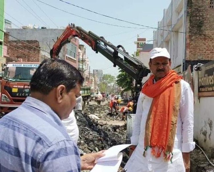 महापौर ने पम्पिंग स्टेशनों का निरीक्षण कर दिये निर्देश