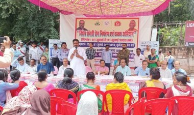 महापौर ने संचारी रोग नियंत्रण रैली को किया रवाना