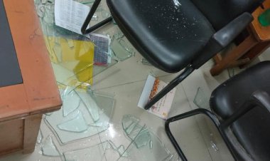 इलाहाबाद विश्वविद्यालय में छात्र आशुतोष दूबे की मौत पर  बवाल, परिसर में की तोड़फोड़ एवं अभद्रता