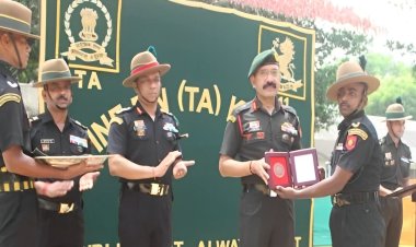 डायरेक्टर जनरल टेरिटोरियल आर्मी ने किया प्रयागराज का दौरा