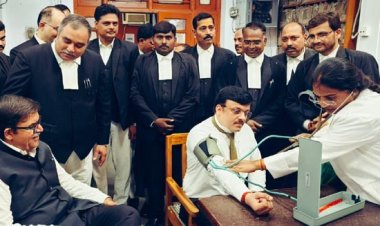 हाईकोर्ट बार के आयोजित चिकित्सा शिविर में 1500 से अधिक अधिवक्ताओं ने कराए पंजीकरण