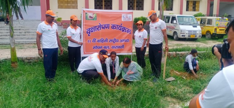 एनडीआरएफ का “बृहद पौधारोपण अभियान” लगातार जारी