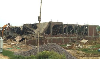 पीडीए ने अवैध निर्माण व प्लाटिंग को किया ध्वस्त