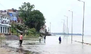 गंगा-यमुना का जलस्तर घटना शुरू