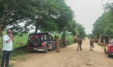 पीडीए ने 300 बीघा में अवैध प्लाटिंग को ध्वस्त किया