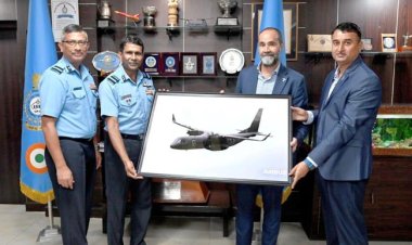 वायु सेना स्टेशन मनौरी और एयरबस डिफेंस एंड स्पेस के बीच मेमोरेंडम का आदान-प्रदान