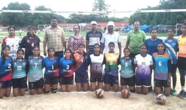 प्रयागराज की मंडलीय महिला वॉलीबाल टीम घोषित