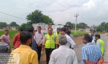 कुम्भ मेलाधिकारी ने निरीक्षण कर दिये आवश्यक दिशा निर्देश