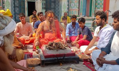 अयोध्या की तपस्वी छावनी में इजराइल के समर्थन में किया गया अश्वमेध यज्ञ