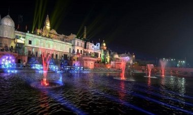 असंख्य दीपों की झिलमिलाहट से आलोकित हुई रामनगरी