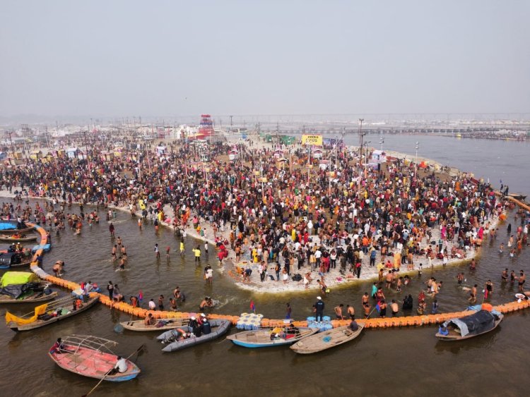 माघी पूर्णिमा पर लाखों श्रद्धालुओं ने लगाई आस्था की डुबकी