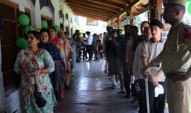 छठे चरण में शाम 5 बजे तक 57.70 प्रतिशत मतदान, बंगाल में सर्वाधिक और जम्मू-कश्मीर में सबसे कम वोट पड़े