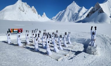 सियाचिन की बर्फीली चोटियों से लेकर अपतटीय द्वीपों पर सेना का योग दिवस