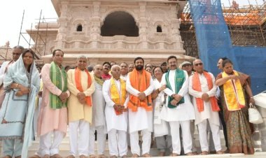 रामलला के दरबार में शीश नवाने पहुंची हरियाणा सरकार