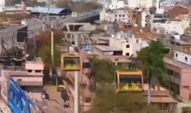 वाराणसी में बन रहे देश के पहले रोप-वे ट्रांसपोर्ट का ट्रायल रन जुलाई माह में