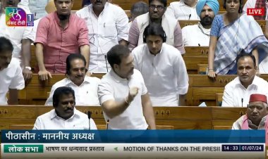 लोक सभा में अपने वक्तव्य से हटाए गए हिस्सों पर राहुल गांधी ने अध्यक्ष ओम बिरला को लिखा पत्र