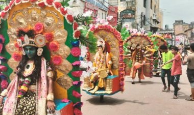 भगवान जगन्नाथ ने नंदी घोष रथ पर भक्तों को दिए दर्शन