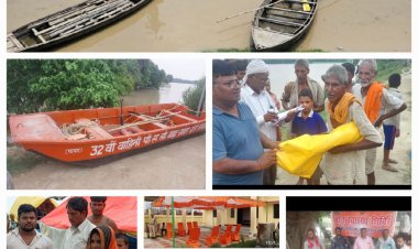 UP: 22 जनपदों के गांव बाढ़ से प्रभावित