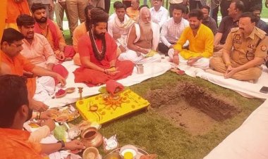 बड़े हनुमान मंदिर कॉरिडोर का निर्माण कार्य शुरू