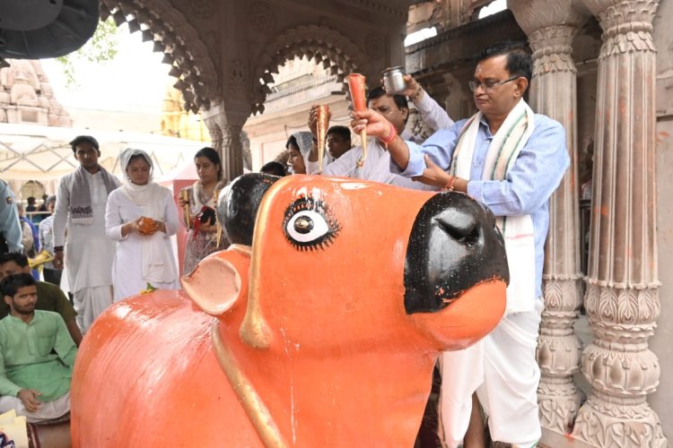 श्री काशी विश्वनाथ धाम में पंचम 'श्री नंदीश्वर उत्सव' संपन्न