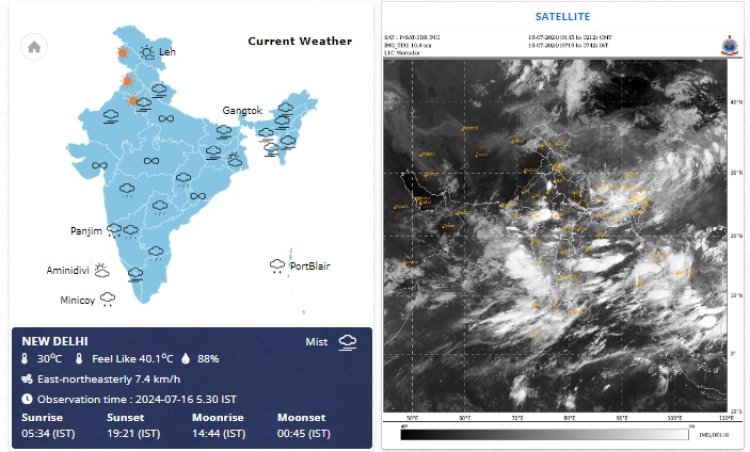 देश के 19 राज्यों में चार दिन तक भारी बारिश का अलर्ट