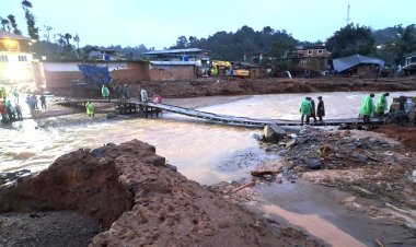वायनाड भूस्खलन में 100 से​ ज्यादा शव बरामद​, सेना ने रातों-रात ​बनाया 100 फीट लंबा पुल