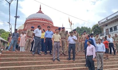 महाकुम्भ : मेला व पुलिस प्रशासन के अधिकारियों ने सौन्दर्यीकरण कार्यों का किया निरीक्षण