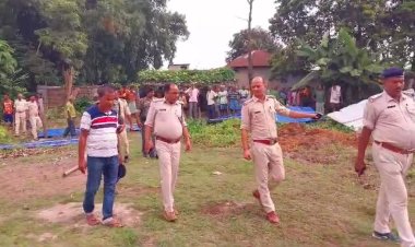 जमीन विवाद में देर रात गोलीबारी में एक की मौत,एक महिला जख्मी,रेफर,पुलिस कर रही मामले की जांच