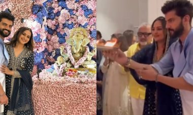 सोनाक्षी-जहीर ने शादी के बाद पहली मनाई गणेश चतुर्थी