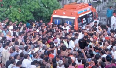 भाजपा की पूर्व विधायक नीलम करवरिया केअंतिम दर्शन के लिए उमड़ी भारी भीड़