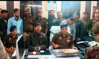 लाखों की लूट के चार आरोपी मुठभेड़ में गिरफ्तार, दो घायल