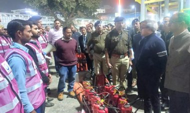 महाकुंभ को लेकर रेलवे बोर्ड अध्यक्ष ने व्यवस्थाओं का लिया जायजा