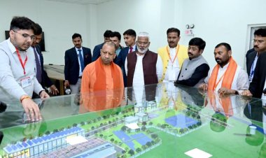 मुख्यमंत्री योगी ने शिवालय पार्क का किया निरीक्षण