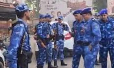 कांग्रेस का विधानसभा घेराव : पार्टी कार्यालय के बाहर पुलिस ने की कटीले तारों से बैरिकेडिंग, कार्यकर्ताओं से ज्यादा पुलिस तैनात