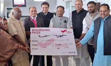 छत्तीसगढ़ : मुख्यमंत्री साय ने रायपुर-अंबिकापुर-बिलासपुर हवाई सेवा का स्वामी विवेकानंद विमानतल पर किया शुभारंभ