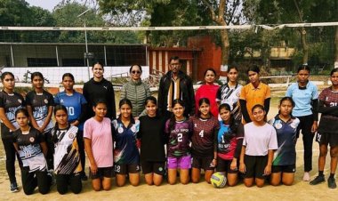 प्रयागराज मंडल की सीनियर महिला वॉलीबाल टीम घोषित
