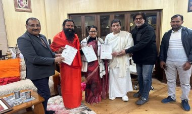 योग गुरु की कंपनी और जिले की तीन एफपीओ के बीच समझौता ज्ञापन पर हस्ताक्षर