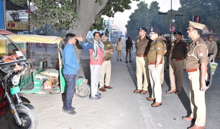 जनपद बरेली में प्रातःकालीन विशेष गश्त अभियान, 762 अवैध लाउडस्पीकरों पर कार्रवाई