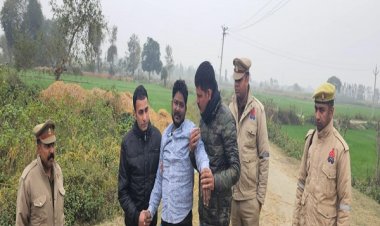 सीतापुर में पच्चीस हजार का इनामी बदमाश मुठभेड़ में गिरफ्तार 