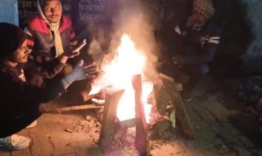 निराश्रितों के लिए निगम का अलाव बने  संजीवनी, ठंड बढ़ने के बाद अलाव 91 से 100 किये