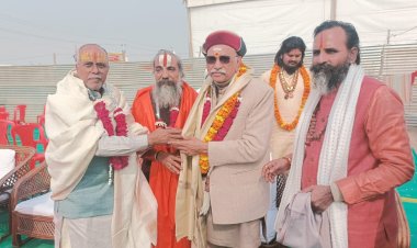 श्री जगन्नाथ जी मन्दिर अहमदाबाद के शिविर में हुई धर्म ध्वजा की स्थापना