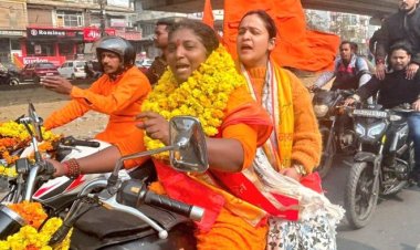 कुम्भ सनातन धर्म यात्रा का अपर्णा यादव ने किया स्वागत, 20 जनवरी को महाकुम्भ पहुंचेगी यात्रा 