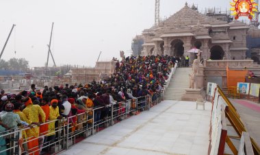 अयोध्या : दस लाख से अधिक श्रद्धालुओं ने किया दर्शन