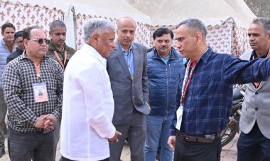 रेल राज्यमंत्री ने एनसीआर के मेला शिविर का किया निरीक्षण