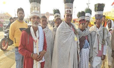 रामनामी संप्रदाय के अनुयायी करने आये हैं महाकुम्भ में अमृत स्नान