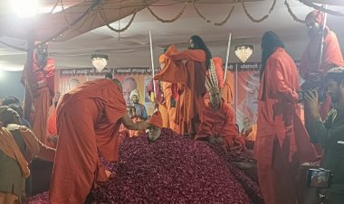 महामंडलेश्वर स्वामी ब्रह्मऋषि कुमार स्वामी जगतगुरु की उपाधि से किया गए विभूषित