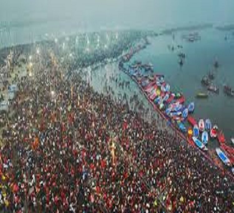 गणतंत्र दिवस पर घाटों पर उमड़ी भारी भीड़, श्रद्धालु लगा रहे आस्था की डुबकी